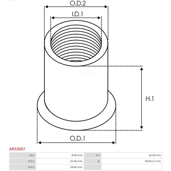 Reparationssats, generator As-pl ARS3007 AS-PL