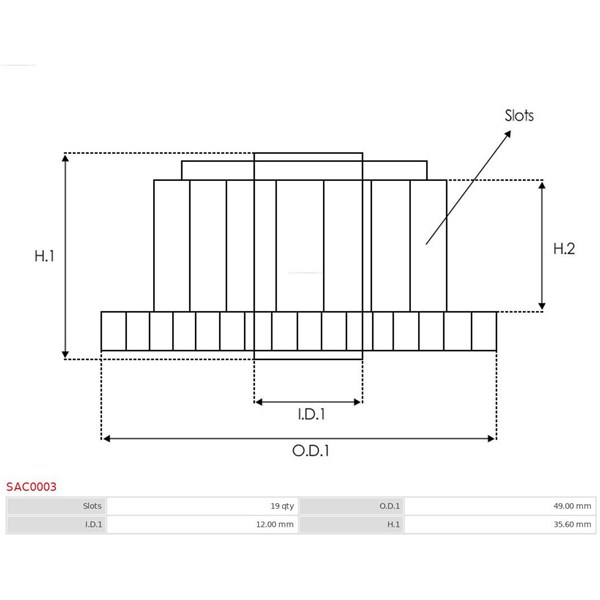 Reläankare, startmotor As-pl SAC0003 AS-PL Reläankare, startmotor As-pl SAC0003 AS-PL