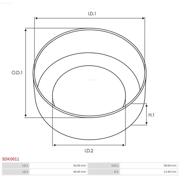 Reparationssats, Startmotor As-pl SDK0011 AS-PL Reparationssats, Startmotor As-pl SDK0011 AS-PL