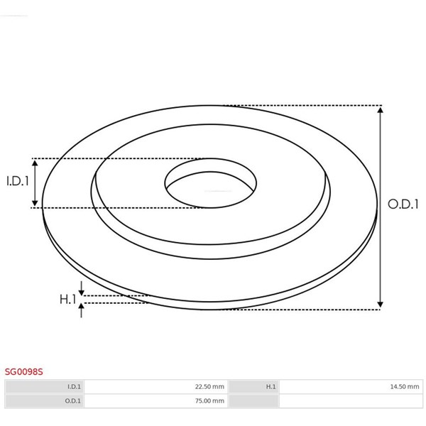 Reparationssats, Startmotor As-pl SG0098S AS-PL Reparationssats, Startmotor As-pl SG0098S AS-PL