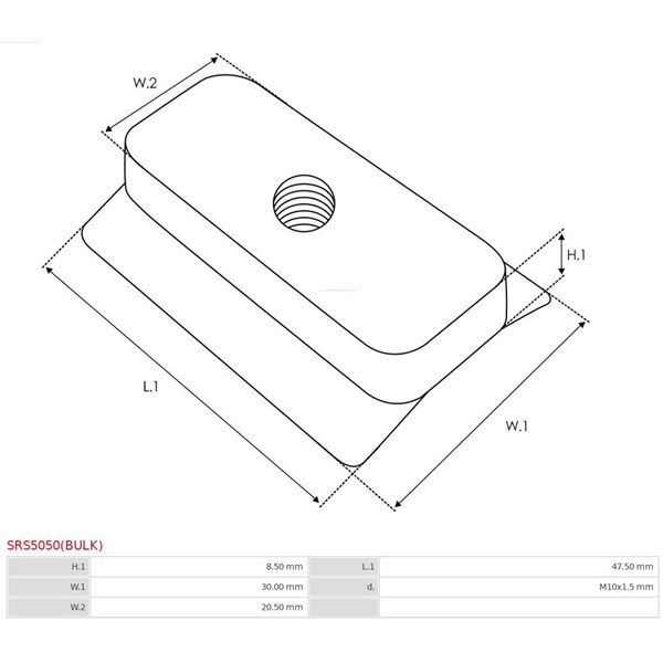 Reparationssats, Startmotor As-pl SRS5050(BULK) AS-PL