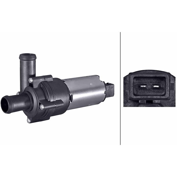 Extra vattenpump 12V Hella 8TW 358 313-391 HELLA