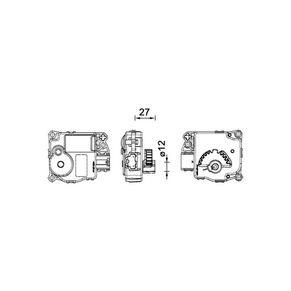 Reglering, blandningsklaff Mahle AA 59 000P MAHLE