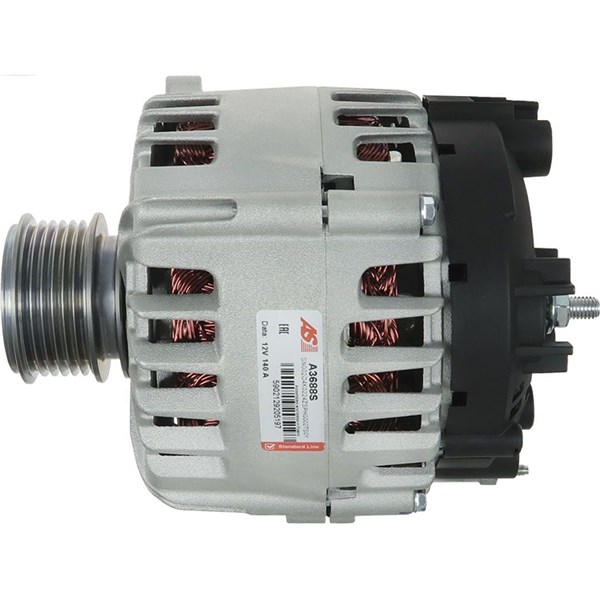 Generator 12V 140A As-pl A3688S AS-PL Generator 12V 140A As-pl A3688S AS-PL