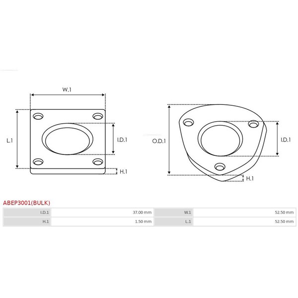 Reparationssats, generator As-pl ABEP3001(BULK) AS-PL