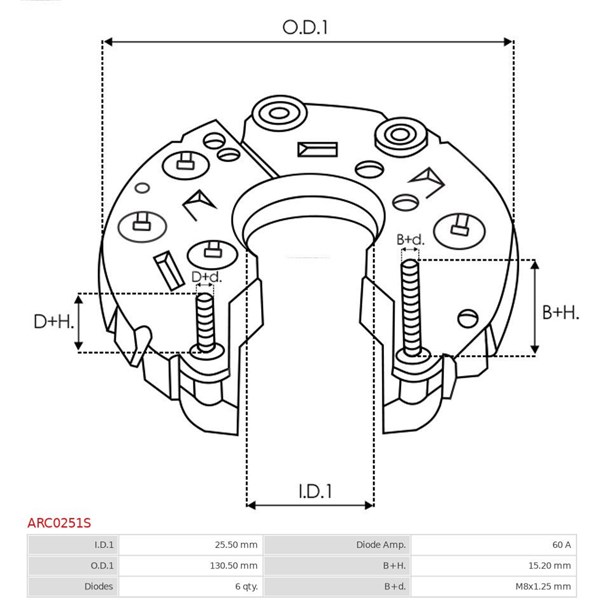 Skyddskåpa, generator As-pl ARC0251S AS-PL