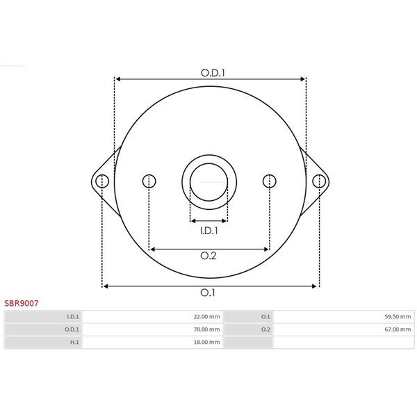 Övre lock, förgasare As-pl SBR9007 AS-PL