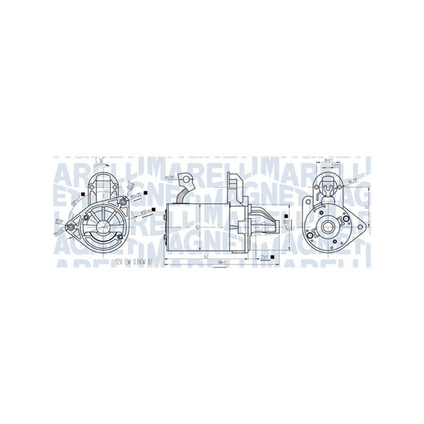 Startmotor 12V Magneti marelli 063721422010 MAGNETI MARELLI