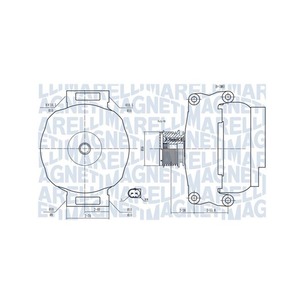 Generator 14V 150A Magneti marelli 063731769010 MAGNETI MARELLI
