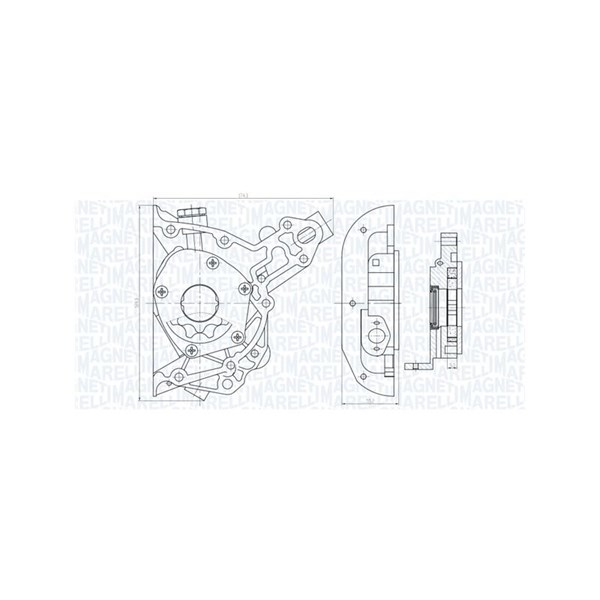 Oljepump Magneti marelli 351516000025 MAGNETI MARELLI