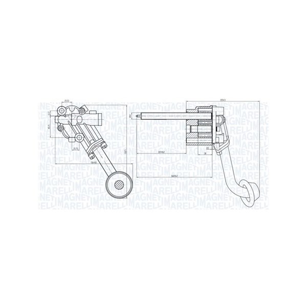 Oljepump Magneti marelli 351516000036 MAGNETI MARELLI