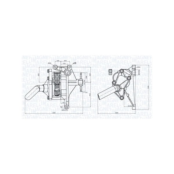 Oljepump Magneti marelli 351516000041 MAGNETI MARELLI