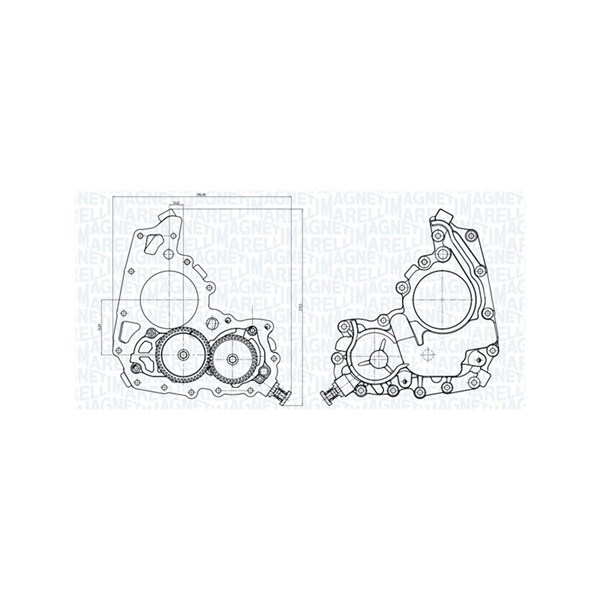 Oljepump Magneti marelli 351516000121 MAGNETI MARELLI