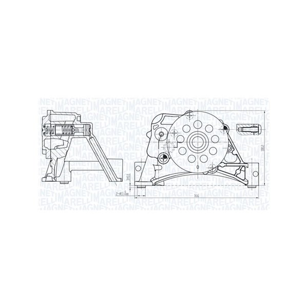 Oljepump Magneti marelli 351516000152 MAGNETI MARELLI Oljepump Magneti marelli 351516000152 MAGNETI MARELLI