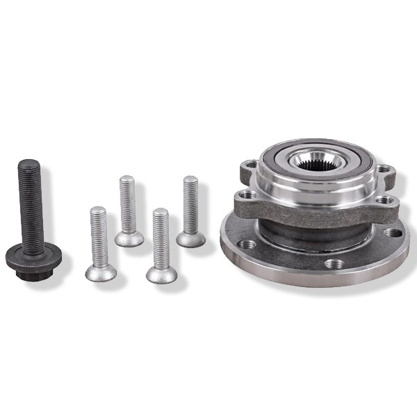 Hjullagerssats Audi A1, Framaxel Skruvat plus SP162-V10-0497-30 Skruvat plus