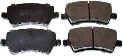 Bromsbeläggssats, skivbroms Volvo V70 Iii, Bakaxel Skruvat plus S Skruvat plus