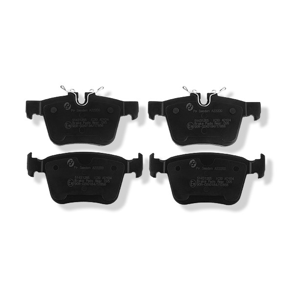 Bromsbeläggssats, skivbroms Jaguar Xe, Bak Skruvat plus SP5143126 Skruvat plus