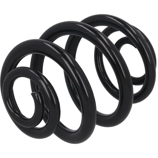 Spiralfjäder, Bakaxel