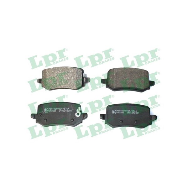 Bromsbeläggsats, Bakaxel Lpr 05P2381 LPR