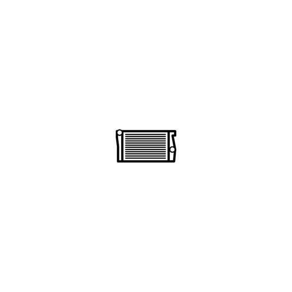 Kylare, motorkylning Nrf 550028 NRF
