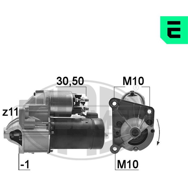 Startmotor 12V
