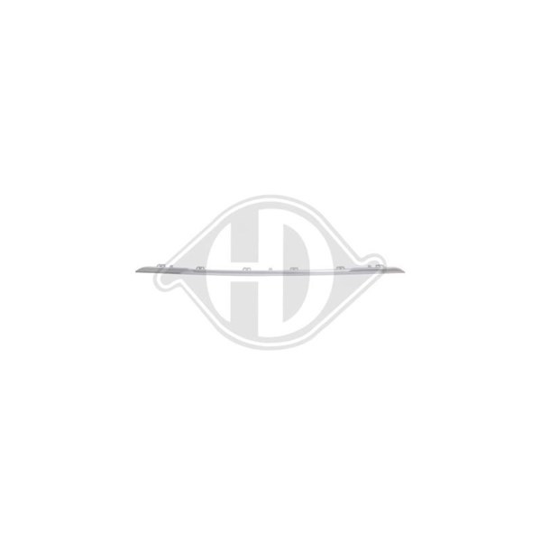 Prydnads- / Skyddslist, stötfångare, Bak Diederichs 1282168 DIEDERICHS