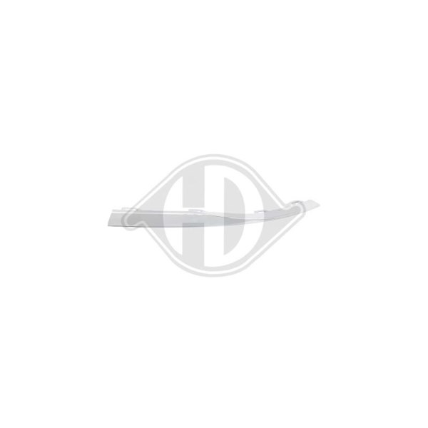 Prydnads- / Skyddslist, stötfångare, Höger fram Diederichs 221803 DIEDERICHS