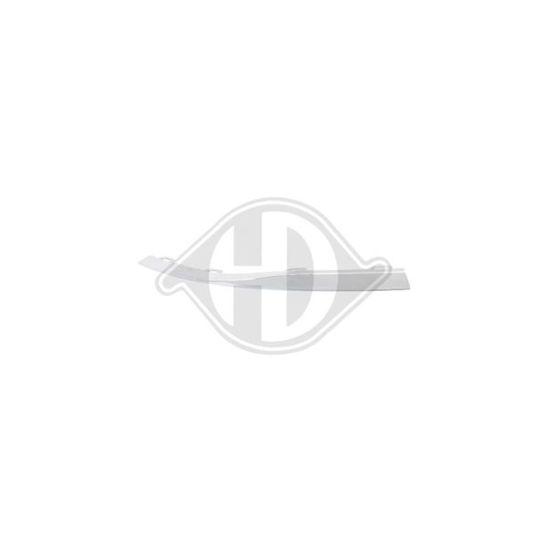 Prydnads- / Skyddslist, stötfångare, Vänster fram Diederichs 2218 DIEDERICHS