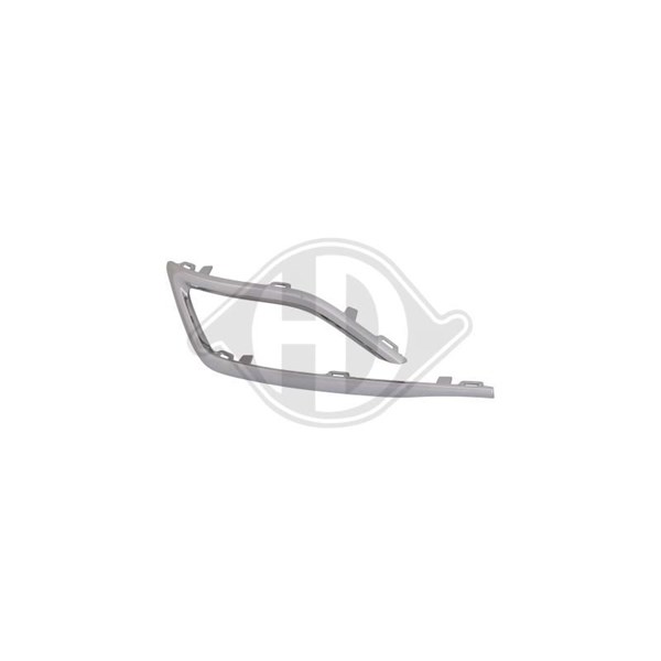 Prydnads- / Skyddslist, stötfångare, Höger bak Diederichs 2218038 DIEDERICHS
