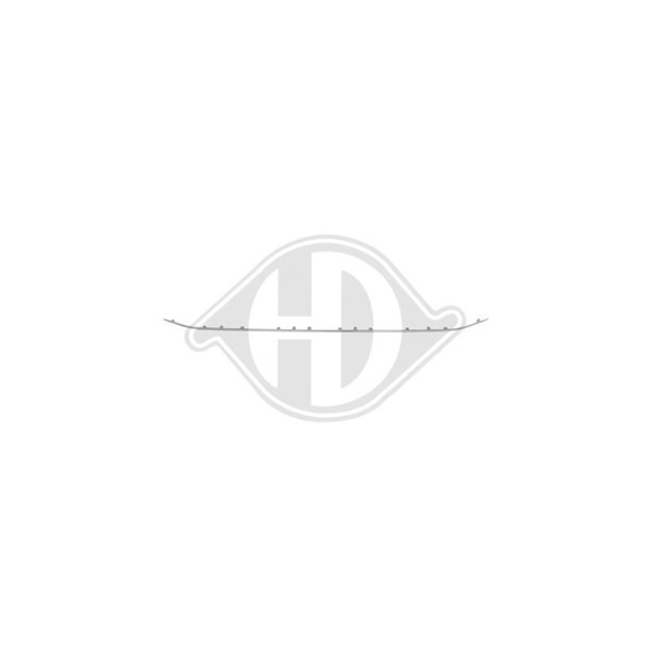 Prydnads- / Skyddslist, stötfångare, Fram Diederichs 2249230 DIEDERICHS