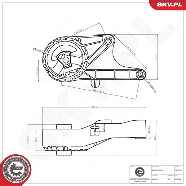 Motorkudde, Fram Esen skv 75SKV091 ESEN SKV