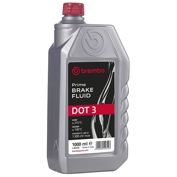 Bromsvätska BREMBO Prime Line DOT 3, 1L, Universal BREMBO