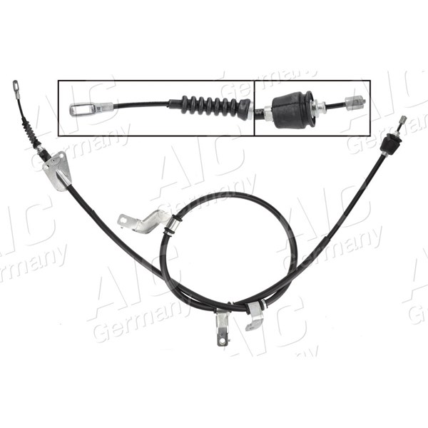 Vajer, parkeringsbroms, Vänster bak Aic 75335 AIC