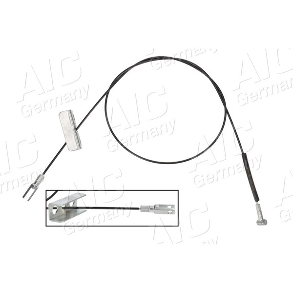 Vajer, parkeringsbroms, Mitt Aic 76044 AIC
