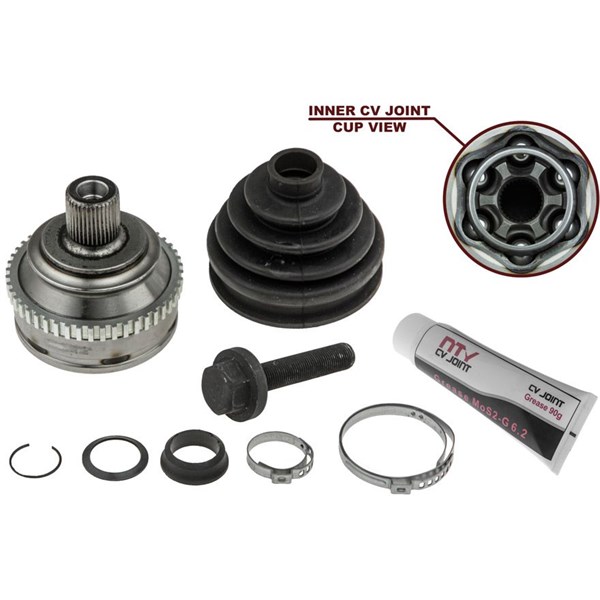 Drivknut, framaxel höger, framaxel vänster Nty NPZ-VW-006 NTY