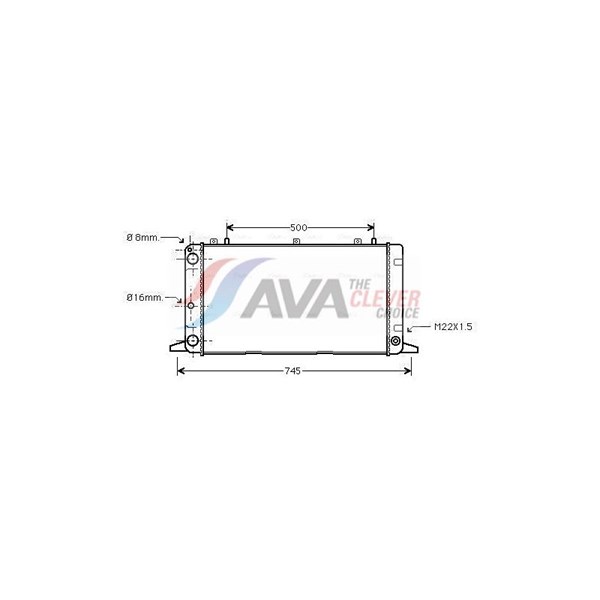 Kylare, motorkylning Ava quality cooling AI2098 AVA QUALITY COOLING