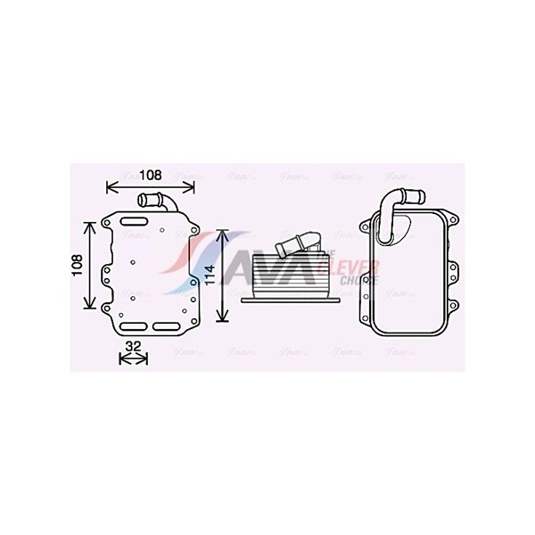 Oljekylare, motor