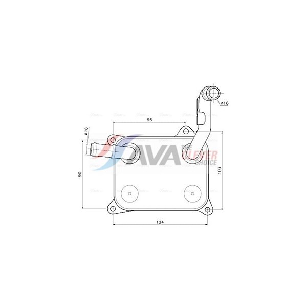Oljekylare, motor