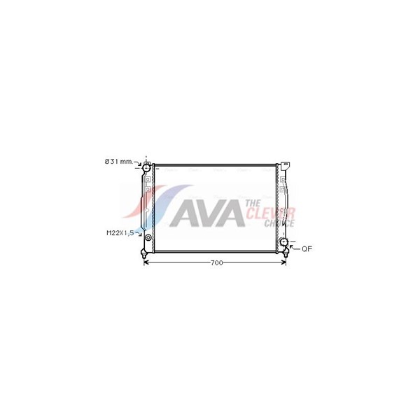 Kylare, motorkylning Ava quality cooling AIA2110 AVA QUALITY COOLING Kylare, motorkylning Ava quality cooling AIA2110 AVA QUALITY COOLING