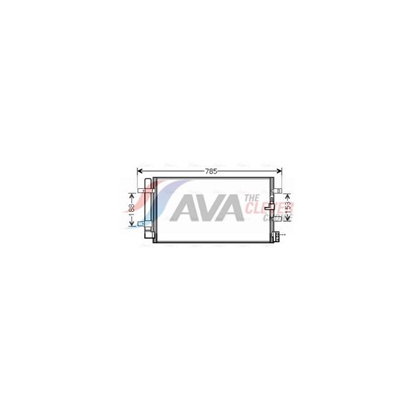 Kondensor, klimatanläggning Ava quality cooling AIA5360D AVA QUALITY COOLING Kondensor, klimatanläggning Ava quality cooling AIA5360D AVA QUALITY COOLING