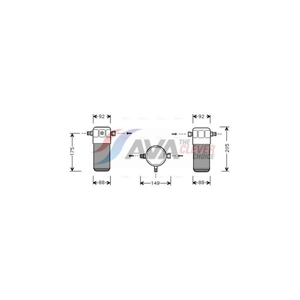 Torkfilter Ava quality cooling AID032 AVA QUALITY COOLING Torkfilter Ava quality cooling AID032 AVA QUALITY COOLING
