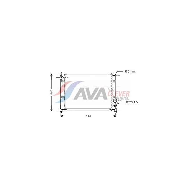 Kylare, motorkylning Ava quality cooling AL2031 AVA QUALITY COOLING