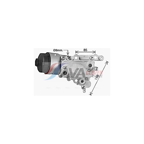 Oljekylare, motor