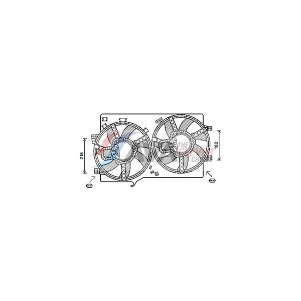 Fläkt, kylare Ava quality cooling AL7521 AVA QUALITY COOLING