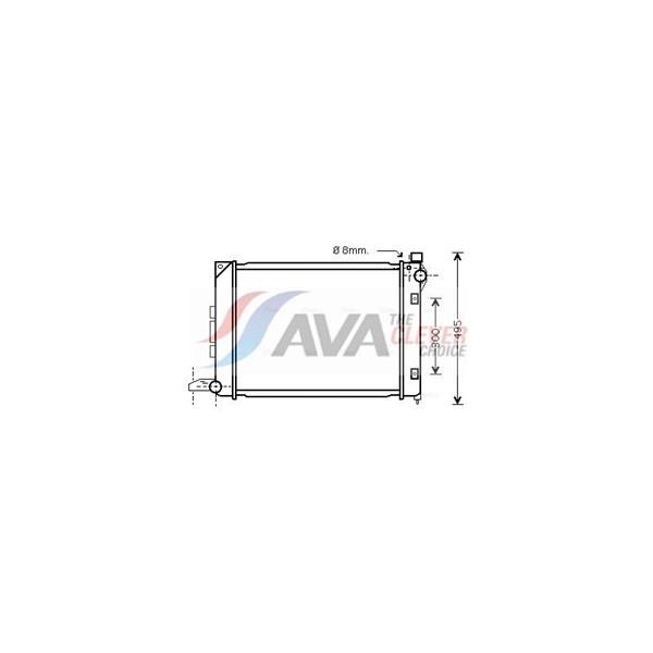Kylare, motorkylning Ava quality cooling AU2164 AVA QUALITY COOLING Kylare, motorkylning Ava quality cooling AU2164 AVA QUALITY COOLING