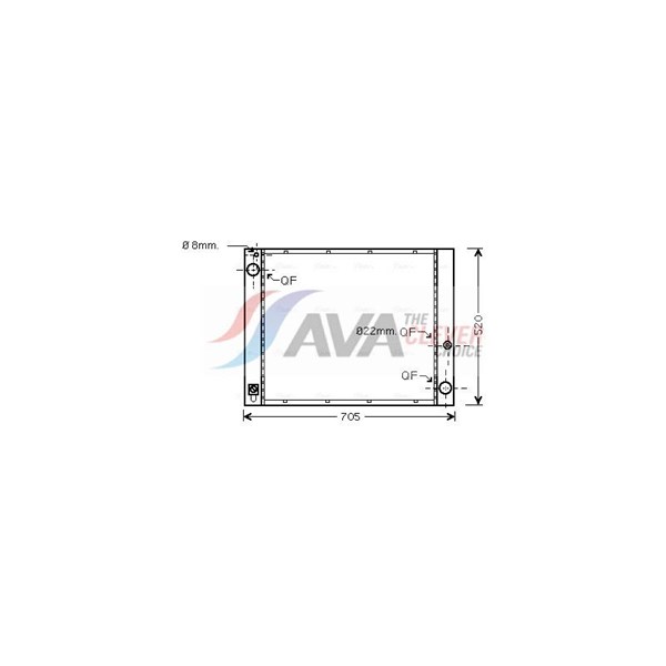 Kylare, motorkylning Ava quality cooling AU2183 AVA QUALITY COOLING Kylare, motorkylning Ava quality cooling AU2183 AVA QUALITY COOLING
