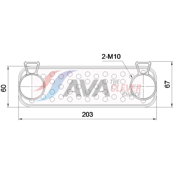 Oljekylare, motor Ava quality cooling AU3362 AVA QUALITY COOLING