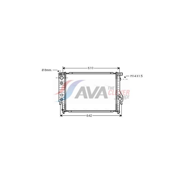 Kylare, motorkylning Ava quality cooling BW2048 AVA QUALITY COOLING