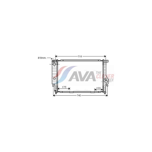 Kylare, motorkylning Ava quality cooling BW2133 AVA QUALITY COOLING