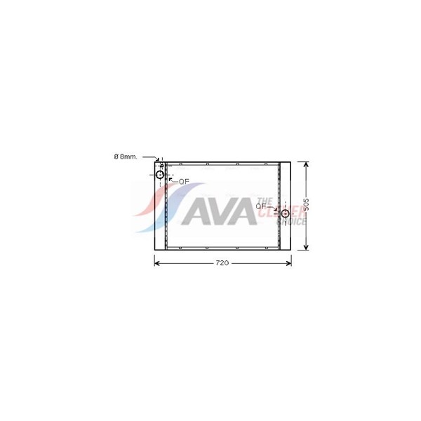 Kylare, motorkylning Ava quality cooling BW2283 AVA QUALITY COOLING